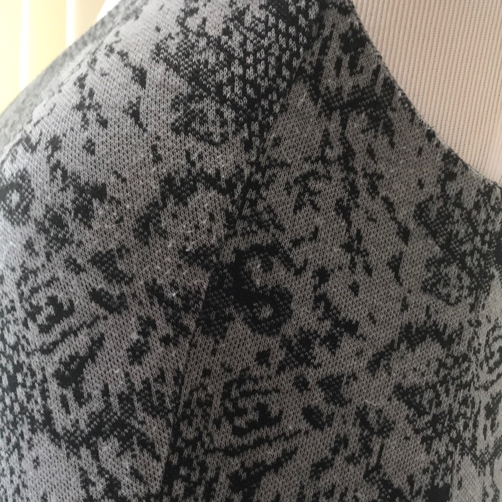 Snakeskin Print Fit and Flare Dress - Picture 8 of 8